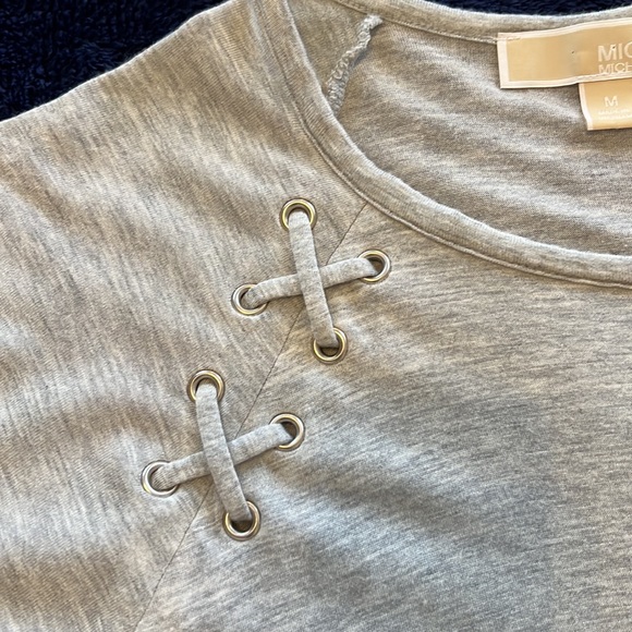 Michael Kors Grey Pullover Tee - Picture 4 of 4
